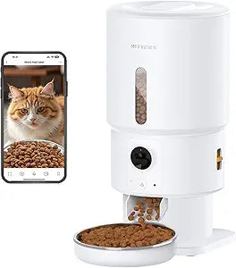 Pet Smart Feeding Equipment Cat And Dog Feeder Pets Products-White